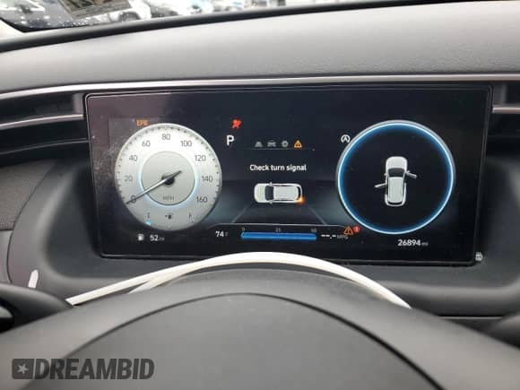 2022 Hyundai Tucson SEL с VIN 5NMJFCAE8NH106475, выставлен на аукционе Copart как лот 83888275 с пробегом 26 894 миль миль и Списание • Salvage title. История ставок и продаж доступна на DreamBid. Изображение 9.