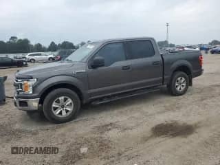 2019 Ford F-150 XL z VIN 1FTEW1C52JKC56969, wystawiony jako Copart lot #71099975 z przebiegiem 129 423 mil mil oraz Szkoda całkowita • Salvage title. Historia ofert i sprzedaży dostępna na DreamBid. Obrazek 1.