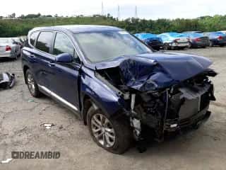 2020 Hyundai Santa Fe SE with VIN 5NMS2CAD0LH180221, listed as a Copart auction lot 55202262 with Not provided miles and . Bid and sale history available at DreamBid. Image 1.