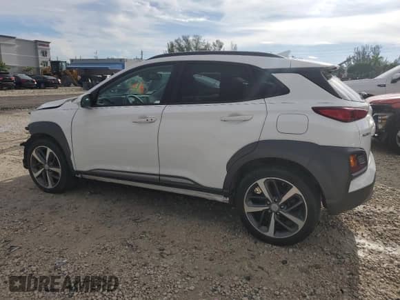 2021 Hyundai Kona Ultimate z VIN KM8K5CA52MU730895, wystawiony jako Copart lot #71620575 z przebiegiem 26 944 mil mil oraz Szkoda całkowita • Salvage title. Historia ofert i sprzedaży dostępna na DreamBid. Obrazek 2.