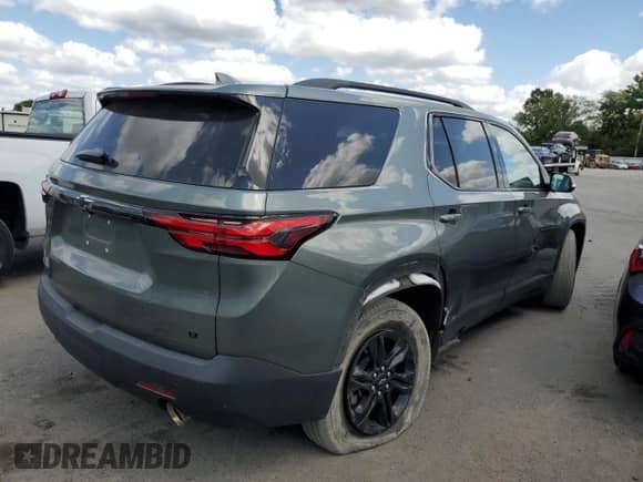 2022 Chevrolet Traverse LT с VIN 1GNERHKW6NJ142180, выставлен на аукционе Copart как лот 67726755 с пробегом 47 454 миль миль и Списание • Salvage title. История ставок и продаж доступна на DreamBid. Изображение 3.