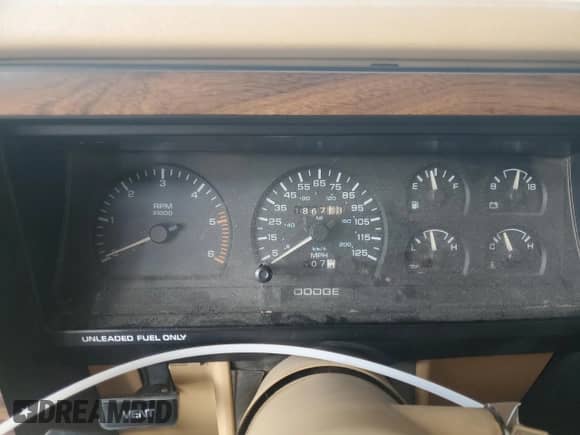 1989 Dodge Dakota with VIN 1B7GG26X8KS095344, listed as a Copart auction lot 82006895 with 186,783 mi miles and Clean title. Bid and sale history available at DreamBid. Image 9.