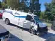 2023 Chevrolet Express Cargo with VIN 1GCWGBFPXP1112492, listed as a IAAI auction lot 43194398 with 57,576 mi miles and . Bid and sale history available at DreamBid. Image 1.