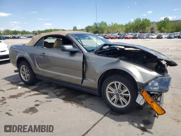 2005 Ford Mustang Deluxe с VIN 1ZVFT84N655207439, выставлен на аукционе Copart как лот 56136855 с пробегом Не указан миль и Списание • Salvage title. История ставок и продаж доступна на DreamBid. Изображение 4.
