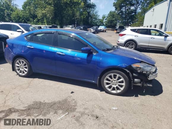 2013 Dodge Dart Limited with VIN 1C3CDFCA0DD307356, listed as a Copart auction lot 62872045 with 63,825 mi miles and Salvage title. Bid and sale history available at DreamBid. Image 4.