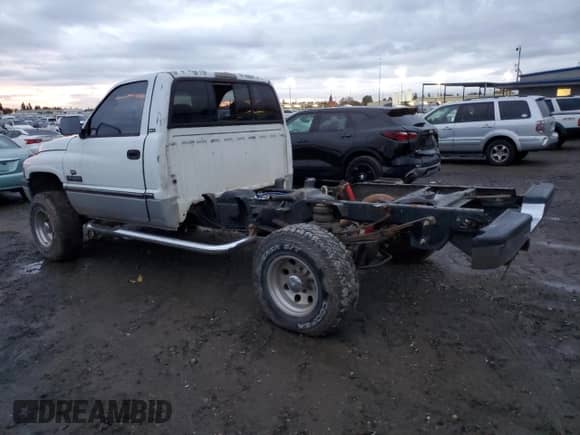 1997 Dodge RAM with VIN 1B7KF26DXVJ525212, listed as a Copart auction lot 80560464 with Not provided miles and Salvage title. Bid and sale history available at DreamBid. Image 2.