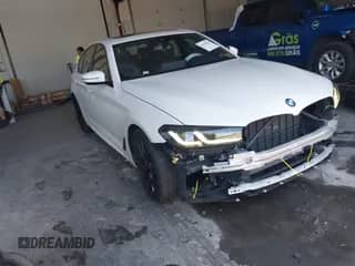 2022 BMW 5 Series 530i xDrive with VIN WBA13BJ04NWX56910, listed as a IAAI auction lot 42535220 with 44,531 mi miles and . Bid and sale history available at DreamBid. Image 1.