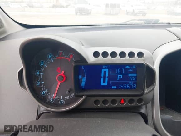 2014 Chevrolet Sonic LTZ with VIN 1G1JE5SG9E4120286, listed as a IAAI auction lot 42851331 with 143,673 mi miles and . Bid and sale history available at DreamBid. Image 7.