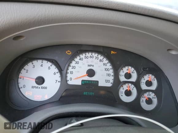 2005 Chevrolet TrailBlazer LT с VIN 1GNET16S656124183, выставлен на аукционе Copart как лот 71870985 с пробегом 207 394 миль миль и Списание • Salvage title. История ставок и продаж доступна на DreamBid. Изображение 9.