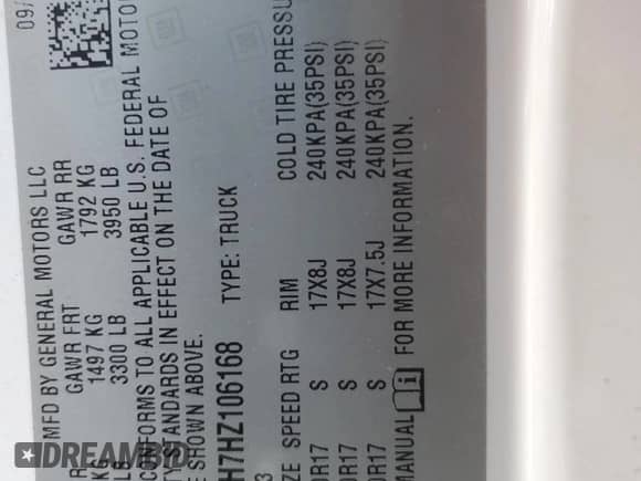 2017 Chevrolet Silverado 1500 Work Truck with VIN 1GCNCNEH7HZ106168, listed as a Copart auction lot 48493565 with 250,332 mi miles and Salvage title. Bid and sale history available at DreamBid. Image 13.