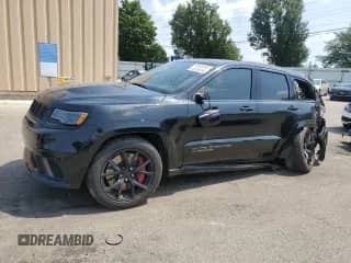 2018 Jeep Grand Cherokee Trackhawk z VIN 1C4RJFN96JC283860, wystawiony jako Copart lot #66280465 z przebiegiem 40 834 mil mil oraz Szkoda całkowita • Salvage title. Historia ofert i sprzedaży dostępna na DreamBid. Obrazek 1.