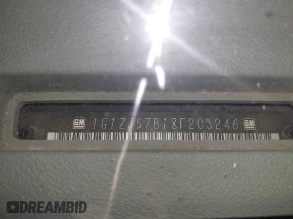 2008 Chevrolet Malibu 2LT с VIN 1G1ZJ57B18F203246, выставлен на аукционе IAAI как лот 42303247 с пробегом 176 026 миль миль и . История ставок и продаж доступна на DreamBid. Изображение 9.