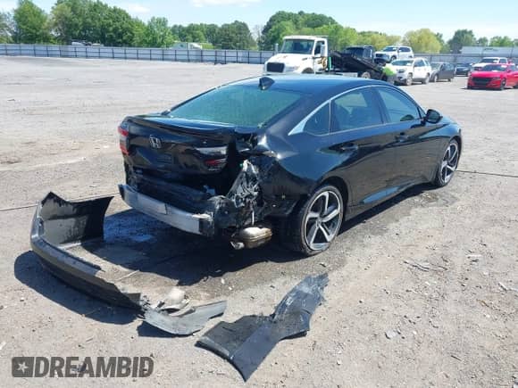 2020 Honda Accord Sport with VIN 1HGCV2F35LA031319, listed as a IAAI auction lot 42100761 with 190,757 mi miles and . Bid and sale history available at DreamBid. Image 4.