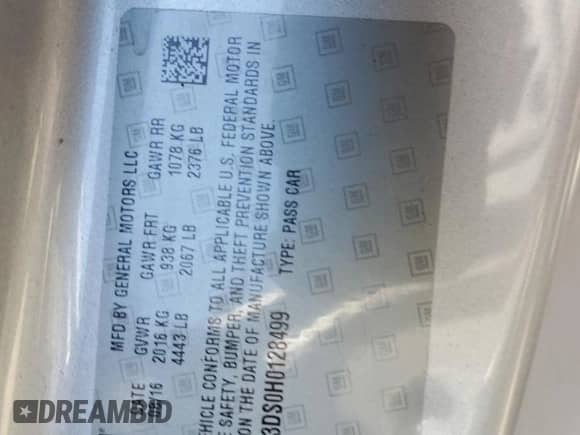 2017 Chevrolet Camaro 1LT с VIN 1G1FB3DS0H0128499, выставлен на аукционе Copart как лот 71291435 с пробегом 101 158 миль миль и Списание • Salvage title. История ставок и продаж доступна на DreamBid. Изображение 12.