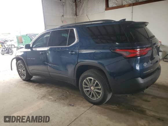 2022 Chevrolet Traverse LT с VIN 1GNEVHKW7NJ160215, выставлен на аукционе Copart как лот 57275825 с пробегом 58 631 миль миль и Списание • Salvage title. История ставок и продаж доступна на DreamBid. Изображение 2.