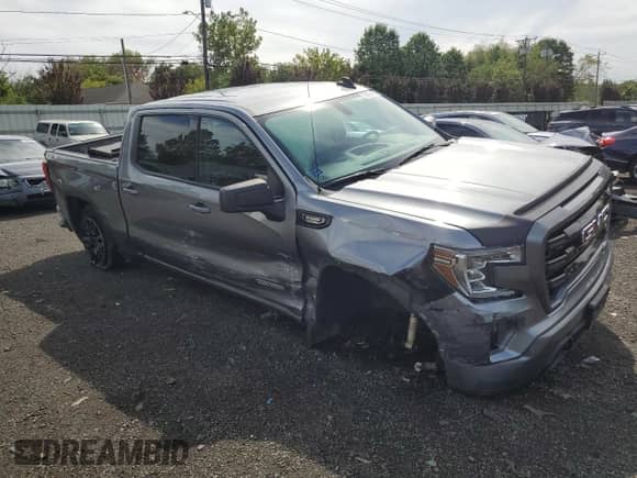 2020 GMC Sierra 1500 Elevation with VIN 3GTU9CET0LG244842, listed as a Copart auction lot 70925495 with 95,105 mi miles and Salvage title. Bid and sale history available at DreamBid. Image 4.
