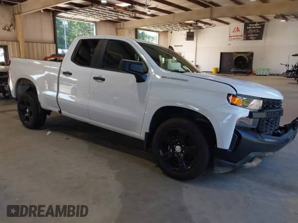 2020 Chevrolet Silverado 1500 Work Truck with VIN 1GCRWAEF9LZ252127, listed as a IAAI auction lot 42780388 with 80,002 mi miles and . Bid and sale history available at DreamBid. Image 1.