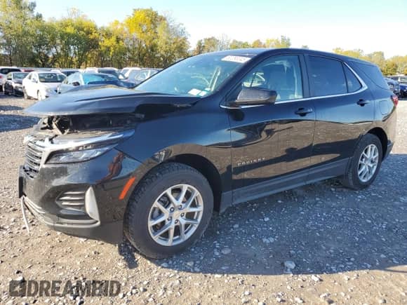 2022 Chevrolet Equinox LT с VIN 3GNAXUEV1NL161874, выставлен на аукционе Copart как лот 82290045 с пробегом 61 437 миль миль и Списание • Salvage title. История ставок и продаж доступна на DreamBid. Изображение 1.