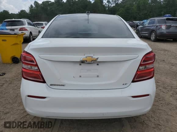 2017 Chevrolet Sonic LT with VIN 1G1JD5SG6H4114324, listed as a Copart auction lot 55430835 with 123,801 mi miles and Salvage title. Bid and sale history available at DreamBid. Image 6.