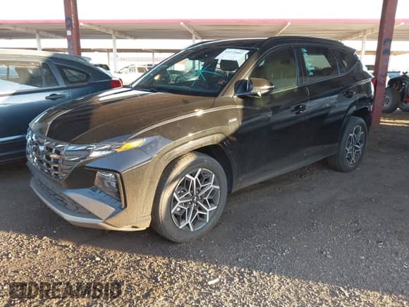 2024 Hyundai Tucson N Line with VIN KM8JFCD14RU145969, listed as a IAAI auction lot 43272002 with 18,130 mi miles and . Bid and sale history available at DreamBid. Image 19.