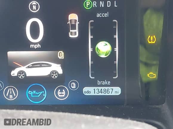 2012 Chevrolet Volt with VIN 1G1RA6E46CU110396, listed as a IAAI auction lot 41495803 with 134,867 mi miles and . Bid and sale history available at DreamBid. Image 15.