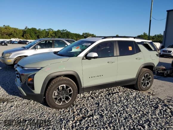 2025 Chevrolet Equinox FWD ACTIV z VIN 3GNAXKEG0SL129886, wystawiony jako Copart lot #49098505 z przebiegiem 3 193 mil mil oraz Szkoda całkowita • Salvage title. Historia ofert i sprzedaży dostępna na DreamBid. Obrazek 1.