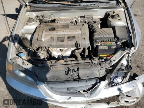 2005 Hyundai Elantra GLS with VIN KMHDN56D85U158074, listed as a Copart auction lot 83863435 with 130,587 mi miles and Salvage title. Bid and sale history available at DreamBid. Image 11.