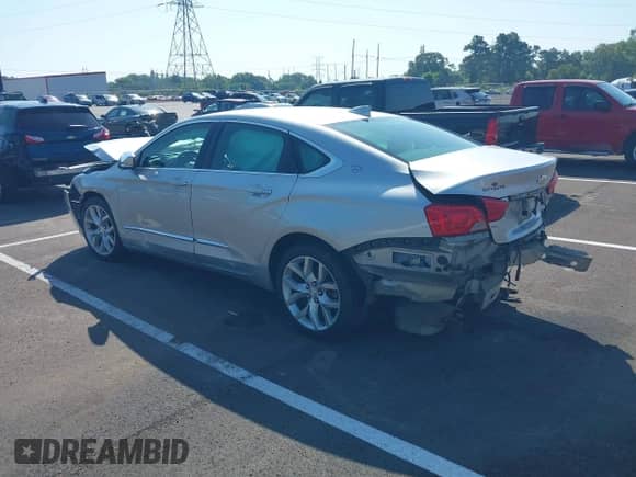 2015 Chevrolet Impala LTZ with VIN 1G1165S38FU142890, listed as a IAAI auction lot 42753651 with Not provided miles and . Bid and sale history available at DreamBid. Image 3.
