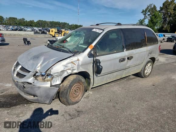 2002 Dodge Caravan SE with VIN 1B4GP25342B513054, listed as a Copart auction lot 71447165 with 318,100 mi miles and Salvage title. Bid and sale history available at DreamBid. Image 1.
