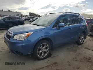 2015 Subaru Forester Touring with VIN JF2SJAWC6FH839594, listed as a Copart auction lot 82226715 with 96,810 mi miles and Salvage title. Bid and sale history available at DreamBid. Image 1.