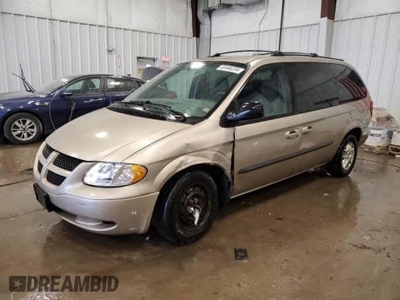 2003 Dodge Caravan with VIN 2D8GP443X3R142566, listed as a Copart auction lot 83446334 with 183,612 mi miles and Non repairable. Bid and sale history available at DreamBid. Image 1.