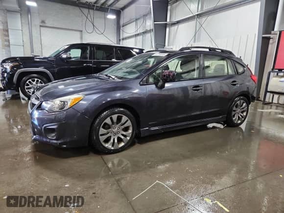 2014 Subaru Impreza Special Sports Premium z VIN JF1GPAL64E8231417, wystawiony jako Copart lot #84219335 z przebiegiem 92 320 mil mil oraz Szkoda całkowita • Salvage title. Historia ofert i sprzedaży dostępna na DreamBid. Obrazek 1.