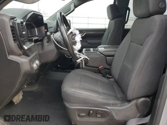 2024 GMC Sierra 1500 SLE with VIN 1GTUUBED5RZ147646, listed as a Copart auction lot 48870175 with 25,259 mi miles and Salvage title. Bid and sale history available at DreamBid. Image 7.