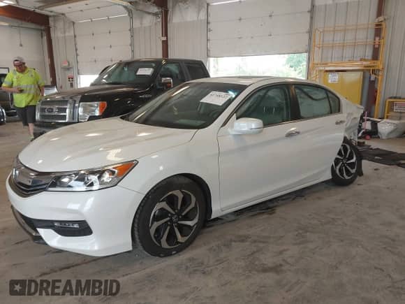 2017 Honda Accord EX-L with VIN 1HGCR2F84HA145576, listed as a IAAI auction lot 42748122 with 62,483 mi miles and . Bid and sale history available at DreamBid. Image 2.