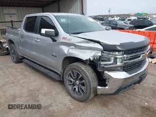 2021 Chevrolet Silverado 1500 LT z VIN 3GCUYDET1MG347181, wystawiony jako IAAI lot #41697941 z przebiegiem 56 657 mil mil oraz . Historia ofert i sprzedaży dostępna na DreamBid. Obrazek 1.