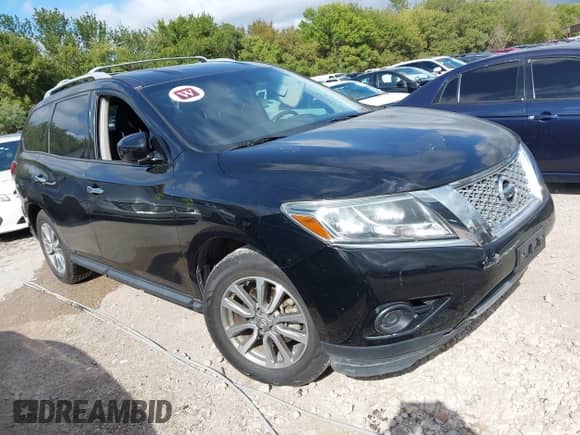2014 Nissan Pathfinder SL z VIN 5N1AR2MN2EC606610, wystawiony jako IAAI lot #43563030 z przebiegiem 146 619 mil mil oraz . Historia ofert i sprzedaży dostępna na DreamBid. Obrazek 1.