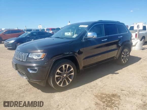 2017 Jeep Grand Cherokee Overland with VIN 1C4RJECG3HC600435, listed as a Copart auction lot 81723335 with 103,058 mi miles and Clean title. Bid and sale history available at DreamBid. Image 1.