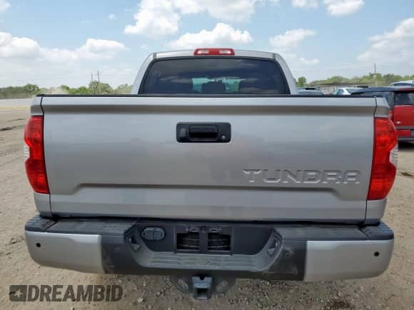2016 Toyota Tundra Platinum with VIN 5TFGW5F13GX194969, listed as a Copart auction lot 58229245 with 118,574 mi miles and Salvage title. Bid and sale history available at DreamBid. Image 6.
