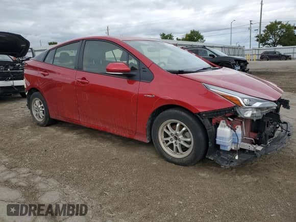 2021 Toyota Prius LE with VIN JTDL9MFUXM3030440, listed as a Copart auction lot 69888175 with 191,863 mi miles and Salvage title. Bid and sale history available at DreamBid. Image 4.