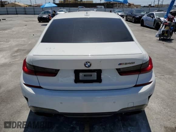 2020 BMW 3 Series M340i z VIN 3MW5U7J09L8B26303, wystawiony jako Copart lot #59202145 z przebiegiem 75 606 mil mil oraz Szkoda całkowita • Salvage title. Historia ofert i sprzedaży dostępna na DreamBid. Obrazek 6.