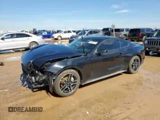 2022 Ford Mustang EcoBoost with VIN 1FA6P8TH8N5134034, listed as a Copart auction lot 62865735 with 35,646 mi miles and Salvage title. Bid and sale history available at DreamBid. Image 1.