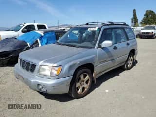 2002 Subaru Forester S with VIN JF1SF65612H743803, listed as a Copart auction lot 58748725 with 67,381 mi miles and Clean title. Bid and sale history available at DreamBid. Image 1.