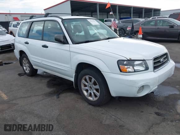 2005 Subaru Forester XS с VIN JF1SG65645H703765, выставлен на аукционе IAAI как лот 43232291 с пробегом 186 355 миль миль и . История ставок и продаж доступна на DreamBid. Изображение 1.
