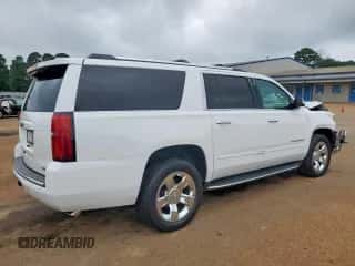 2019 Chevrolet Suburban LTZ z VIN 1GNSCJKC0KR317330, wystawiony jako Copart lot #81759215 z przebiegiem 158 006 mil mil oraz Szkoda całkowita • Salvage title. Historia ofert i sprzedaży dostępna na DreamBid. Obrazek 3.