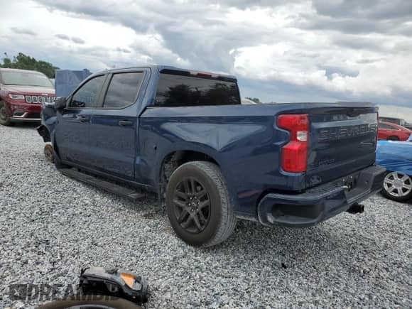 2022 Chevrolet Silverado 1500 Custom with VIN 1GCPABEKXNZ509923, listed as a Copart auction lot 59538935 with Not provided miles and Non repairable. Bid and sale history available at DreamBid. Image 2.
