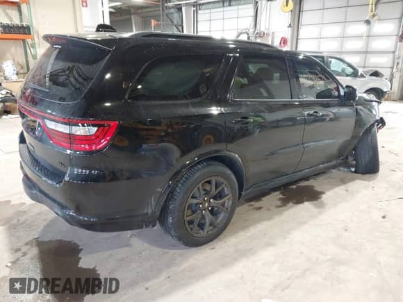 2025 Dodge Durango R/T Plus with VIN 1C4SDJCT1SC504535, listed as a IAAI auction lot 41381621 with 459 mi miles and . Bid and sale history available at DreamBid. Image 4.
