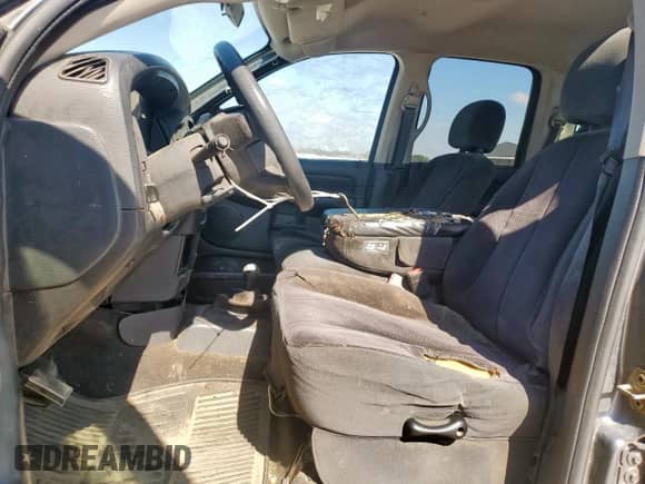 2005 Dodge 1500 SLT with VIN 1D7HU18N55S358824, listed as a Copart auction lot 80546725 with 343,668 mi miles and Salvage title. Bid and sale history available at DreamBid. Image 7.
