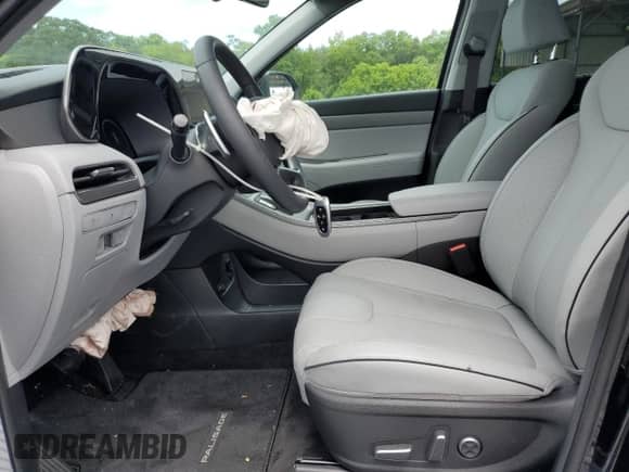 2025 Hyundai Palisade SEL Premium with VIN KM8R44GEXSU916258, listed as a Copart auction lot 61736175 with 7,399 mi miles and Salvage title. Bid and sale history available at DreamBid. Image 7.