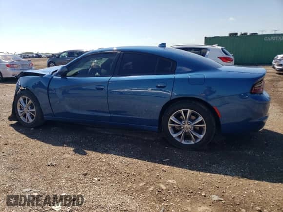 2022 Dodge Charger SXT с VIN 2C3CDXJG8NH126975, выставлен на аукционе Copart как лот 70594975 с пробегом 20 588 миль миль и Списание • Salvage title. История ставок и продаж доступна на DreamBid. Изображение 2.