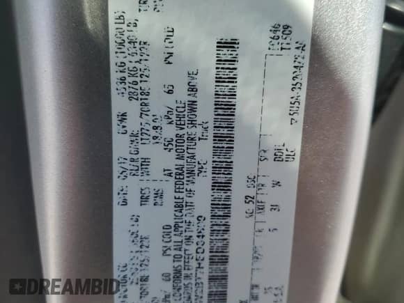 2017 Ford F-250 Lariat с VIN 1FT7W2BT7HED84809, выставлен на аукционе Copart как лот 87221375 с пробегом 116 381 миль миль и Списание • Salvage title. История ставок и продаж доступна на DreamBid. Изображение 12.